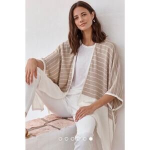 Garnet Hill Solstice Linen Ruana